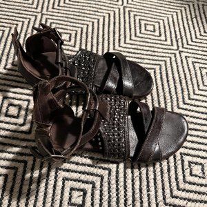 Bed Stu Capriana sandals, brown leather